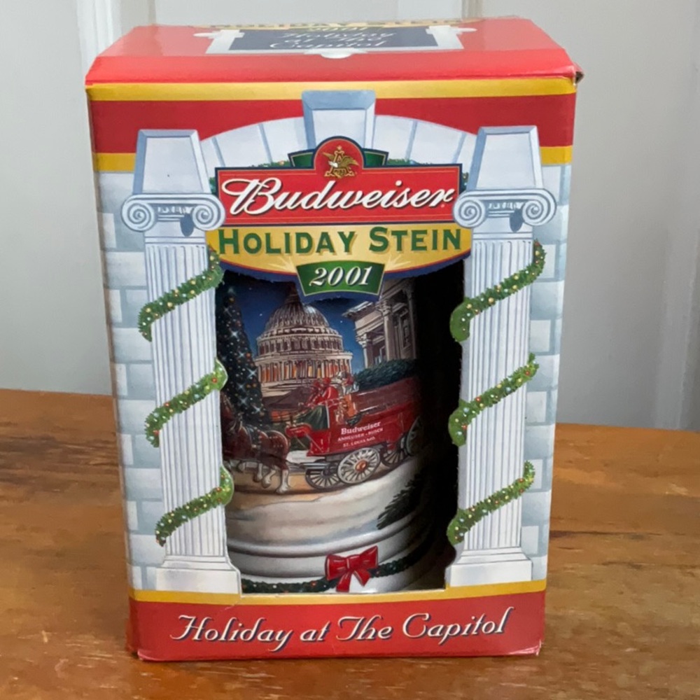 Budweiser Holiday Stein